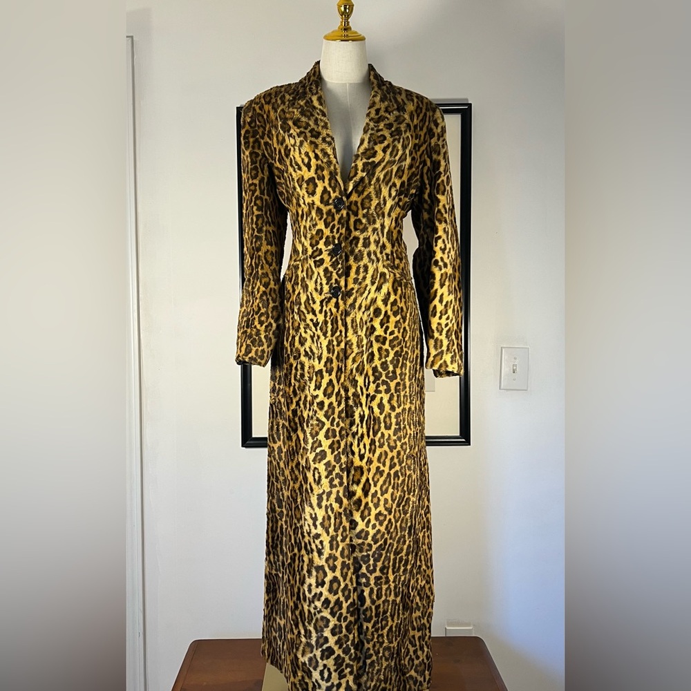 Chic Leopard Print Long Coat/duster three button
****SOLD